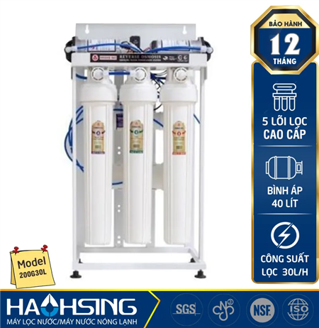 Máy lọc nước Haohsing 30 lít/giờ AQ 200G Không Vỏ