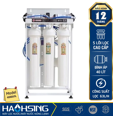 Máy lọc nước Haohsing 63 lít/giờ AQ 400G Không Vỏ