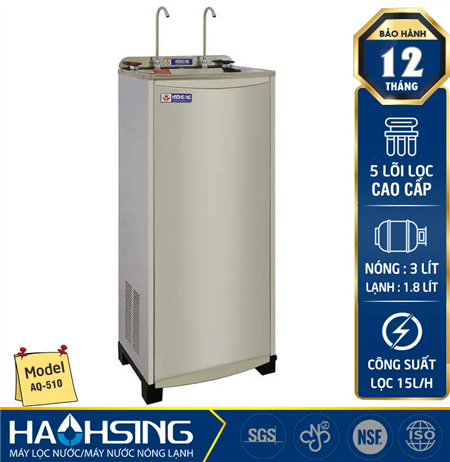 Máy lọc nước nóng lạnh Haohsing AQ-510 RO