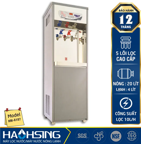 Máy lọc nước nóng lạnh Haohsing HM-6187