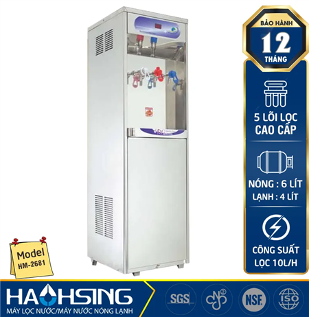 Máy lọc nước nóng lạnh Haohsing HM-2681 RO