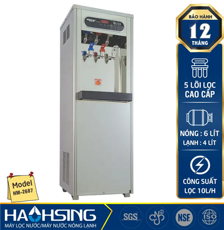 Máy lọc nước nóng lạnh Haohsing HM-2687 RO