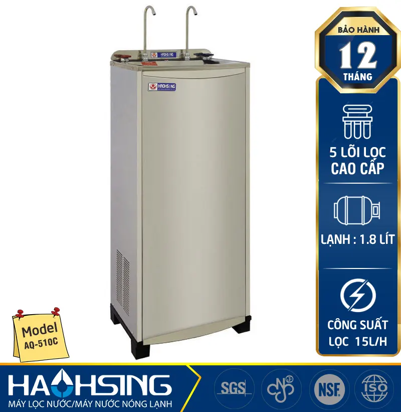 Máy lọc nước lạnh ấm Haohsing AQ-510C