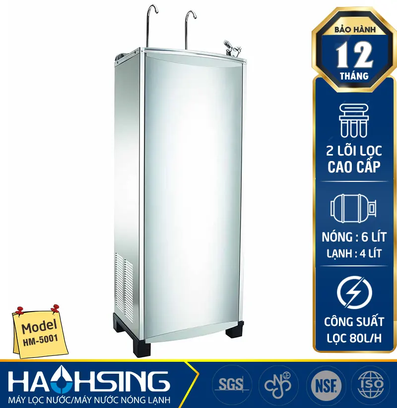 Máy lọc nước nóng lạnh Haohsing HM-5001