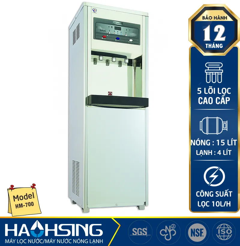 Máy lọc nước nóng lạnh thông minh Haohsing HM-700