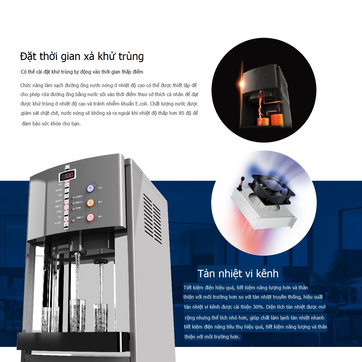 Máy lọc nước nóng lạnh Haohsing HM-900 -1